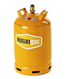 Gas inkl. leje af flaske, 11 kg