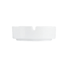 Askebæger med lav kant, hvid Ø 8,5 cm